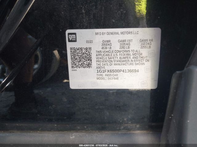 2023 CHEVROLET BOLT EV 1G1FX6S00P4136694 Photo 8