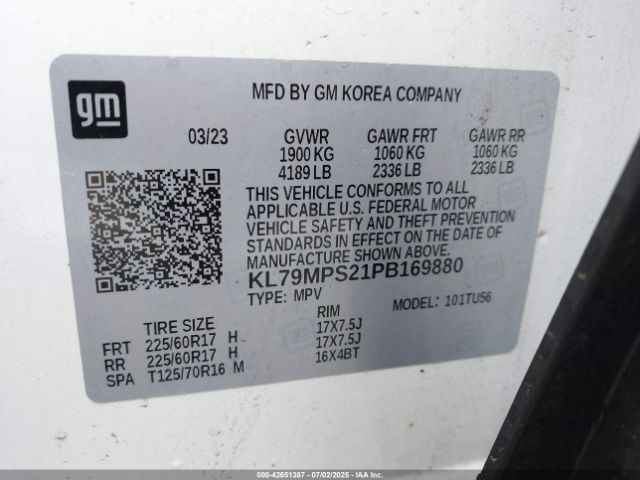 2023 CHEVROLET TRAILBLAZER KL79MPS21PB169880 Photo 8
