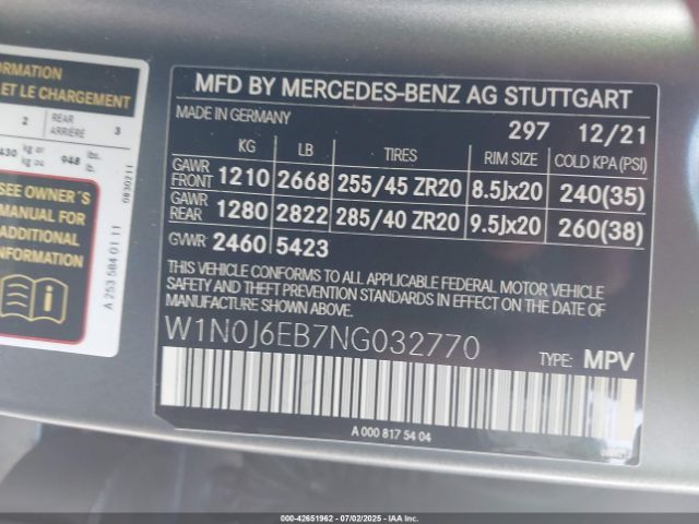 2022 MERCEDES-BENZ AMG GLC 43 W1N0J6EB7NG032770 Photo 8