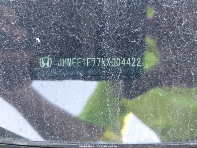 JHMFE1F77NX004422 Honda l15by