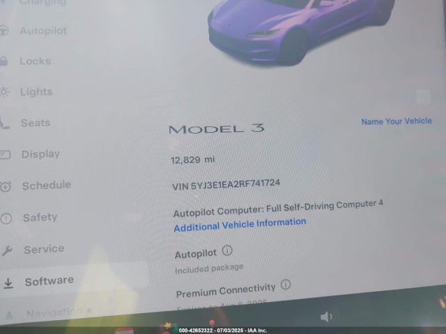 2024 TESLA MODEL 3 5YJ3E1EA2RF741724 Photo 6