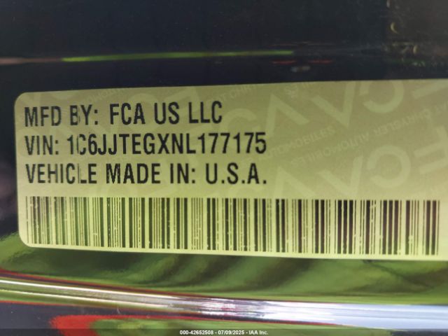 2022 JEEP GLADIATOR 1C6JJTEGXNL177175 Photo 8