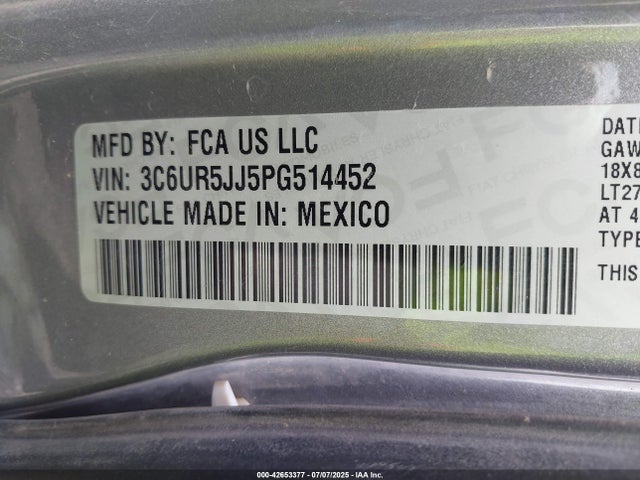 3C6UR5JJ5PG514452 RAM 2500