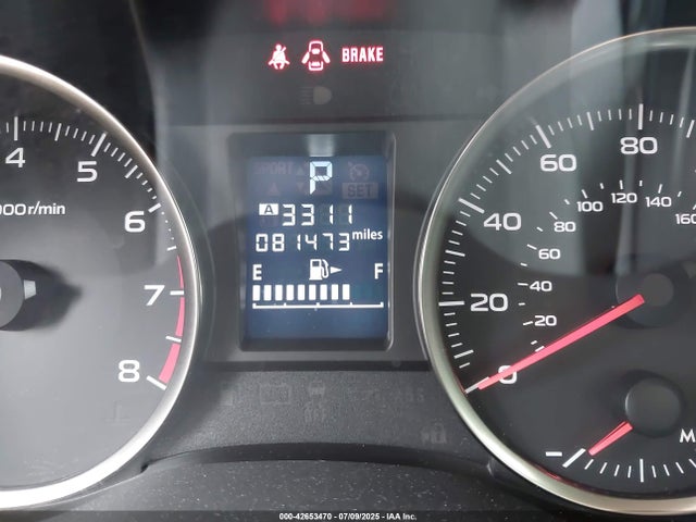 JF2GPABC1G8329018 Subaru naturally aspirated