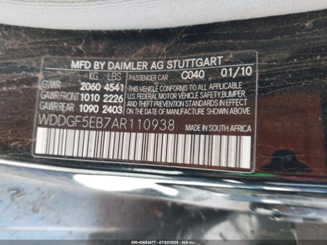 2010 MERCEDES-BENZ C 300 WDDGF5EB7AR110938 Photo 8