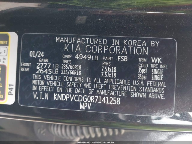KIA t-gdi gamma ? 2024 KNDPVCDG0R7141258 Image 9