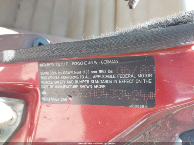 1980 PORSCHE 924 92A0433424 Photo 8