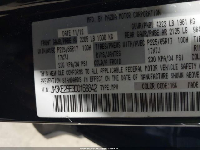 2013 MAZDA CX-5 JM3KE2BE3D0168842 Photo 8