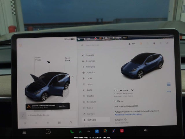 2023 TESLA MODEL Y 7SAYGDEE8PA033107 Photo 6