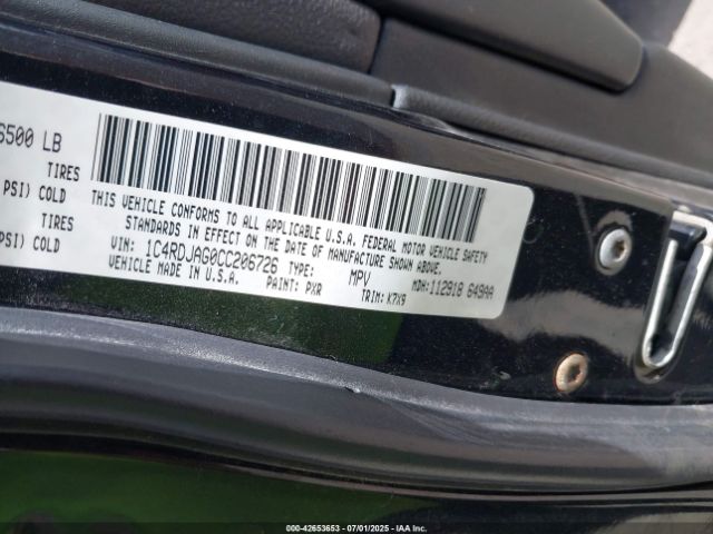2012 DODGE DURANGO 1C4RDJAG0CC206726 Photo 8