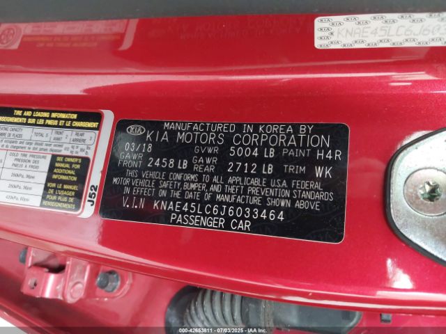 2018 KIA STINGER KNAE45LC6J6033464 Photo 8