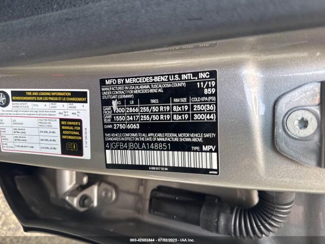 2020 MERCEDES-BENZ GLE 350 4JGFB4JB0LA148851 Photo 8