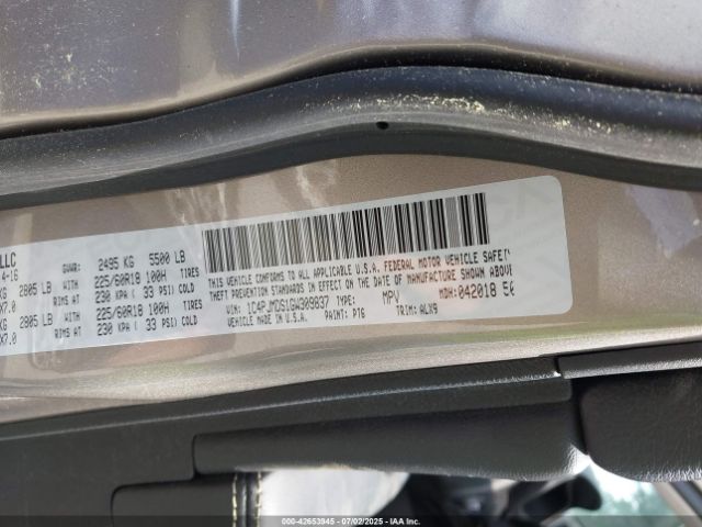 2016 JEEP CHEROKEE 1C4PJMDS1GW309837 Photo 8