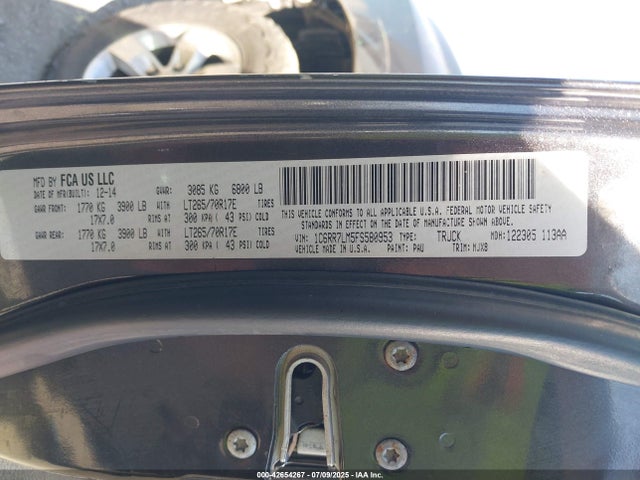 1C6RR7LM5FS580953 RAM 1500