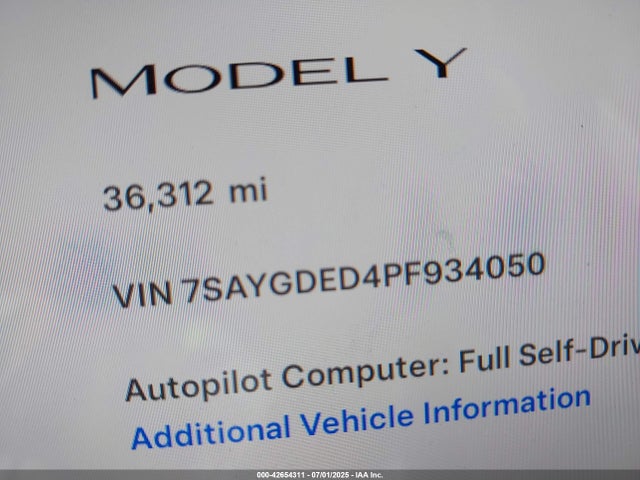 Tesla 2023 2023 7SAYGDED4PF934050 Image 16