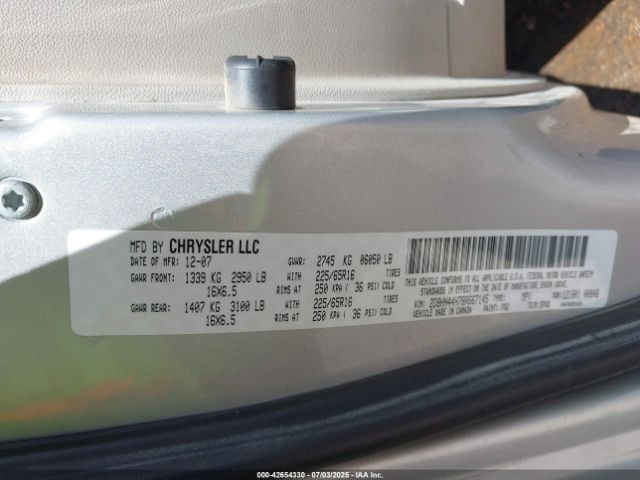 2008 DODGE GRAND CARAVAN 2D8HN44H78R667145 Photo 8