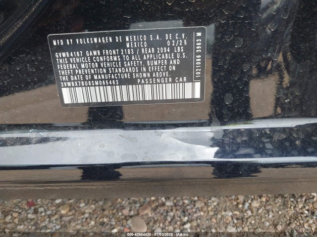 3VWBX7BU8SM065463 Volkswagen tsi