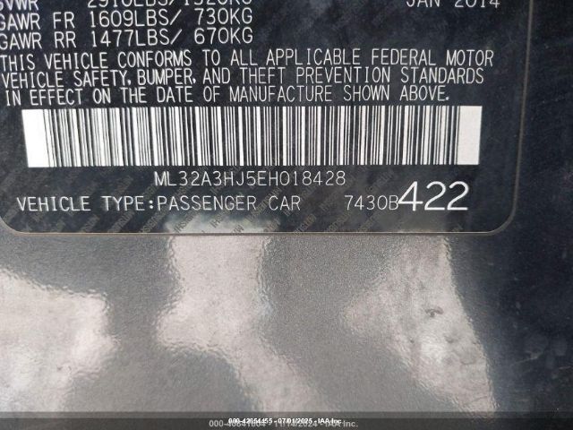 2014 MITSUBISHI MIRAGE ML32A3HJ5EH018428 Photo 8