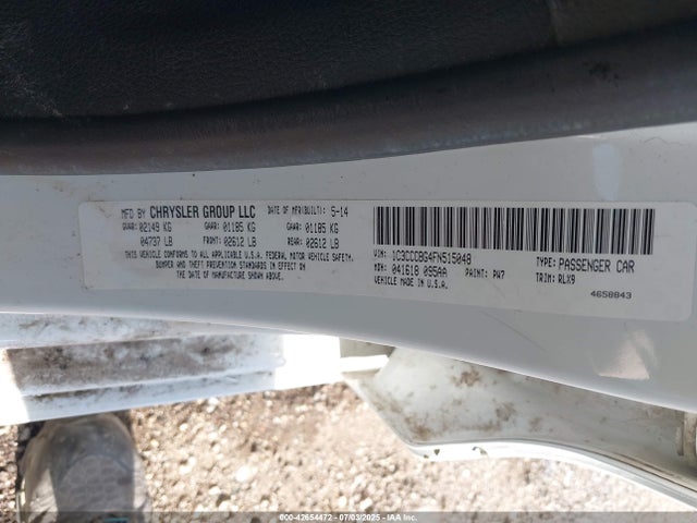 Chrysler 2015 2015 1C3CCCBG4FN515048 Image 9