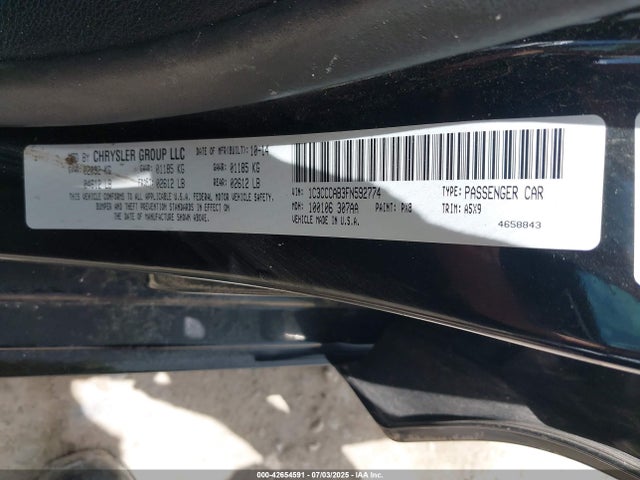 Chrysler 2015 2015 1C3CCCAB3FN592774 Image 9