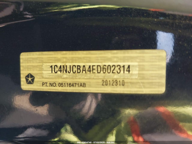 1C4NJCBA4ED602314 Jeep 2014
