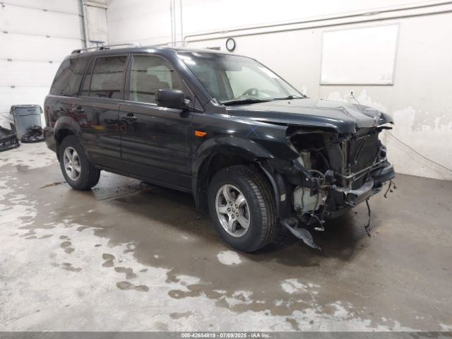 42654819 :رقم المزاد ، 2HKYF18526H565210 vin ، 2006 Honda Pilot Ex-l مزاد بيع