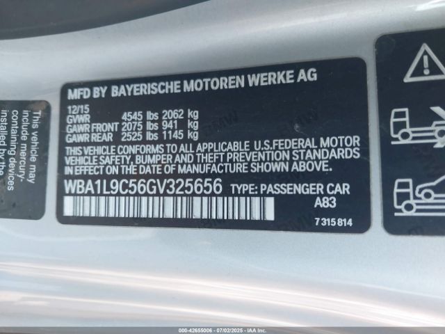 2016 BMW 228I WBA1L9C56GV325656 Photo 8