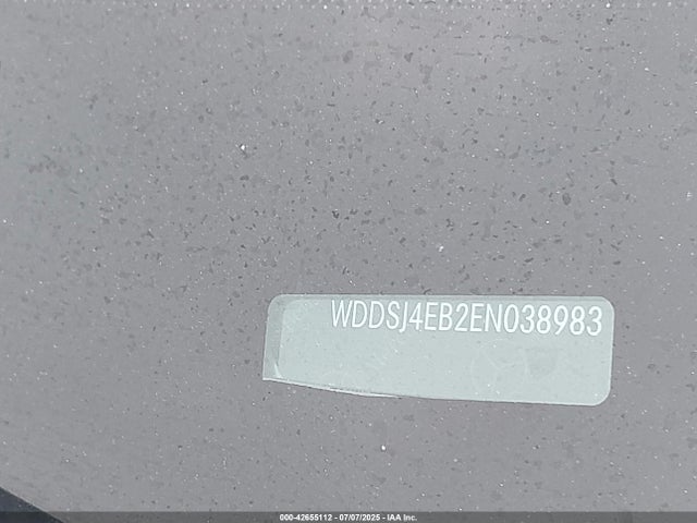 WDDSJ4EB2EN038983 Mercedes-Benz 2014