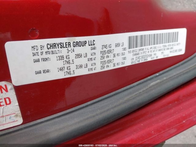 2C4RC1BG5ER324900 Chrysler Town and Country