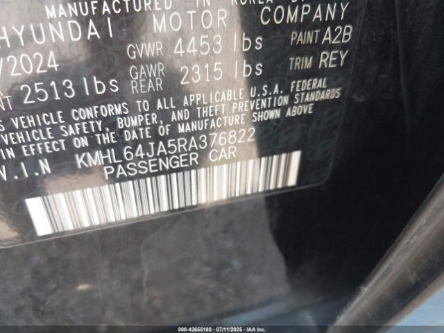 2024 HYUNDAI SONATA KMHL64JA5RA376822 Photo 8
