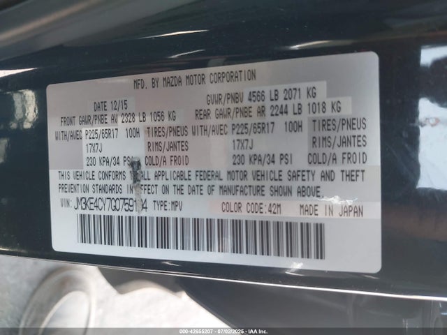 JM3KE4CY7G0759104 Mazda py