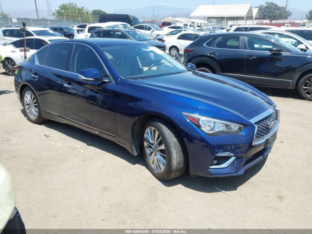 42655288 :رقم المزاد ، JN1EV7BP7MM705258 vin ، 2021 Infiniti Q50 Luxe مزاد بيع