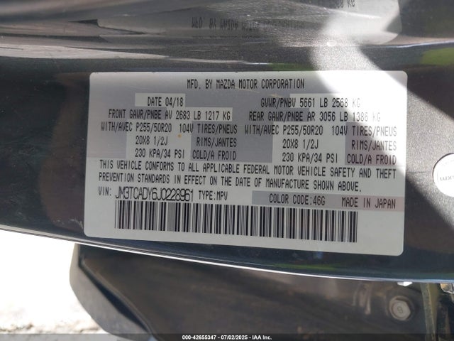 JM3TCADY6J0228961 Mazda py turbo