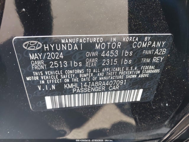 KMHL14JA8RA407091 Hyundai gdi theta iii