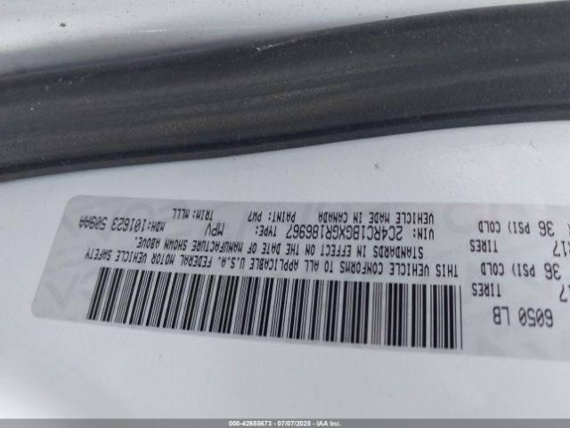 2016 CHRYSLER TOWN & COUNTRY 2C4RC1BGXGR186967 Photo 8