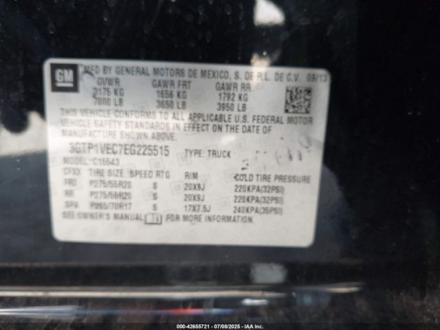 2014 GMC SIERRA 1500 3GTP1VEC7EG225515 Photo 8