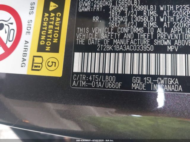2010 LEXUS RX 350 2T2BK1BA3AC033950 Photo 8