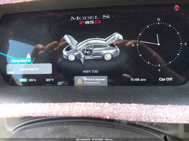 2014 TESLA MODEL S 5YJSA1H26EFP66437 Photo 6