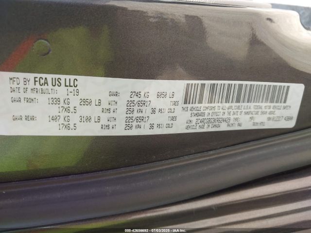 2019 DODGE GRAND CARAVAN 2C4RDGBG3KR624429 Photo 8