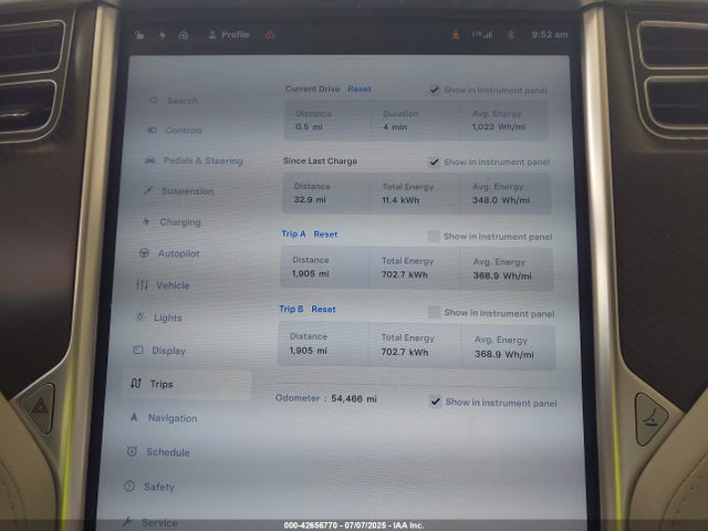 2014 TESLA MODEL S 5YJSA1H17EFP61240 Photo 6