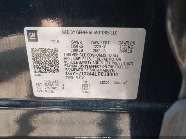 2020 CADILLAC XT4 1GYFZCR44LF018004 Photo 8