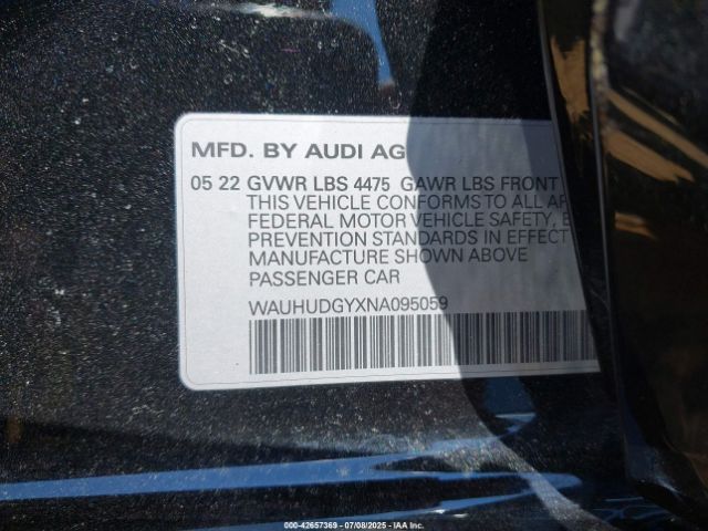 2022 AUDI A3 WAUHUDGYXNA095059 Photo 8