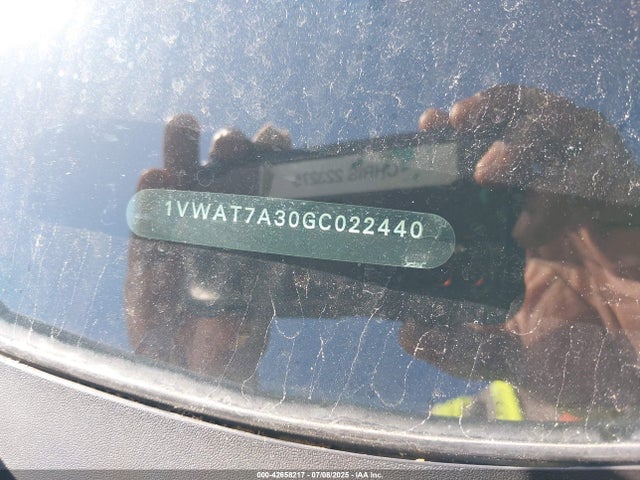1VWAT7A30GC022440 Volkswagen 1.8t