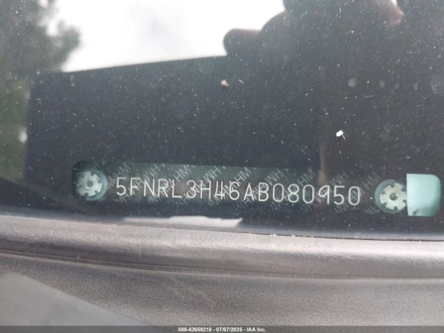 2010 HONDA ODYSSEY 5FNRL3H46AB080950 Photo 8