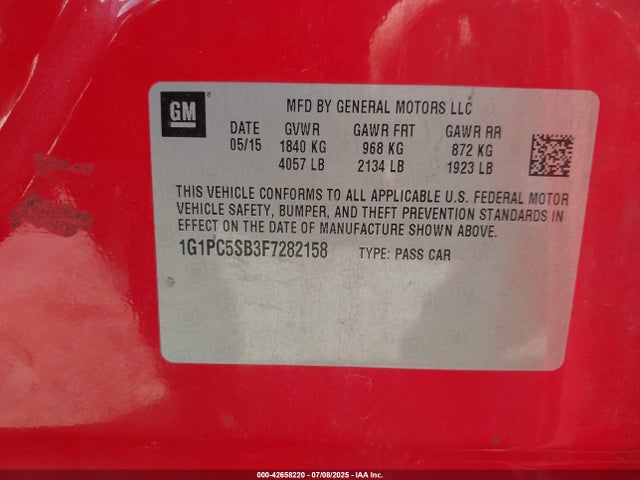 1G1PC5SB3F7282158 Chevrolet LUV