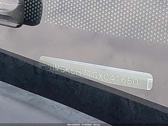 JHMGK5H71GX041650 Honda l15b1
