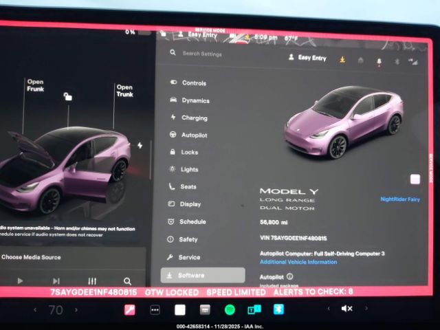2022 TESLA MODEL Y 7SAYGDEE1NF480815 Photo 6