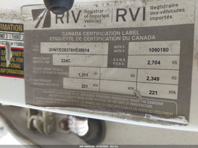 2008 ACURA MDX 2HNYD28378H539914 Photo 8