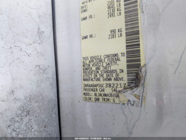 2016 NISSAN MAXIMA 1N4AA6AP5GC382217 Photo 8