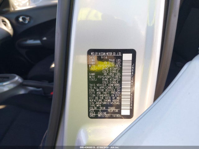 JN8AF5MR1ET453546 Nissan 2014
